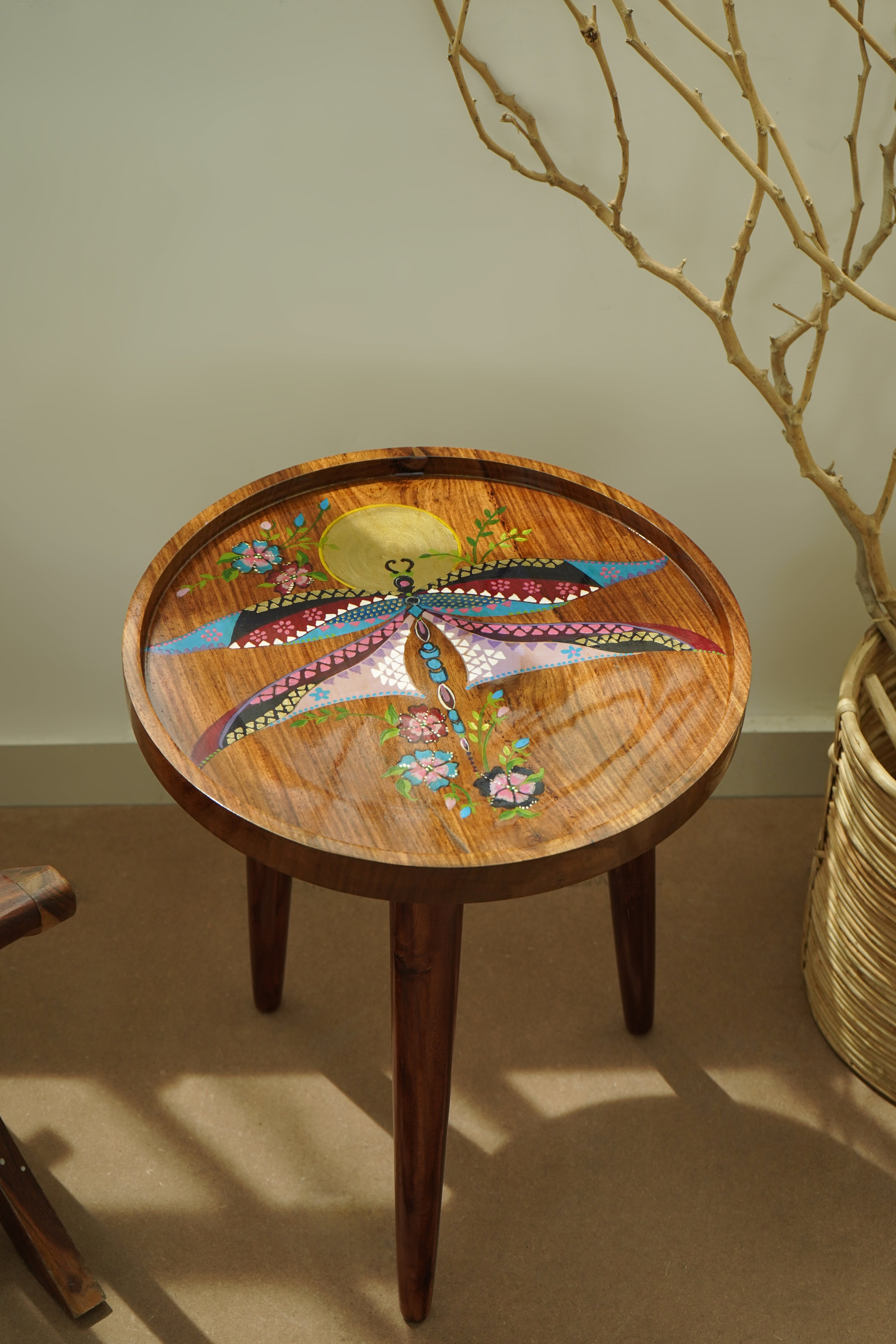 Dragonfly Reverie Sheesham Table