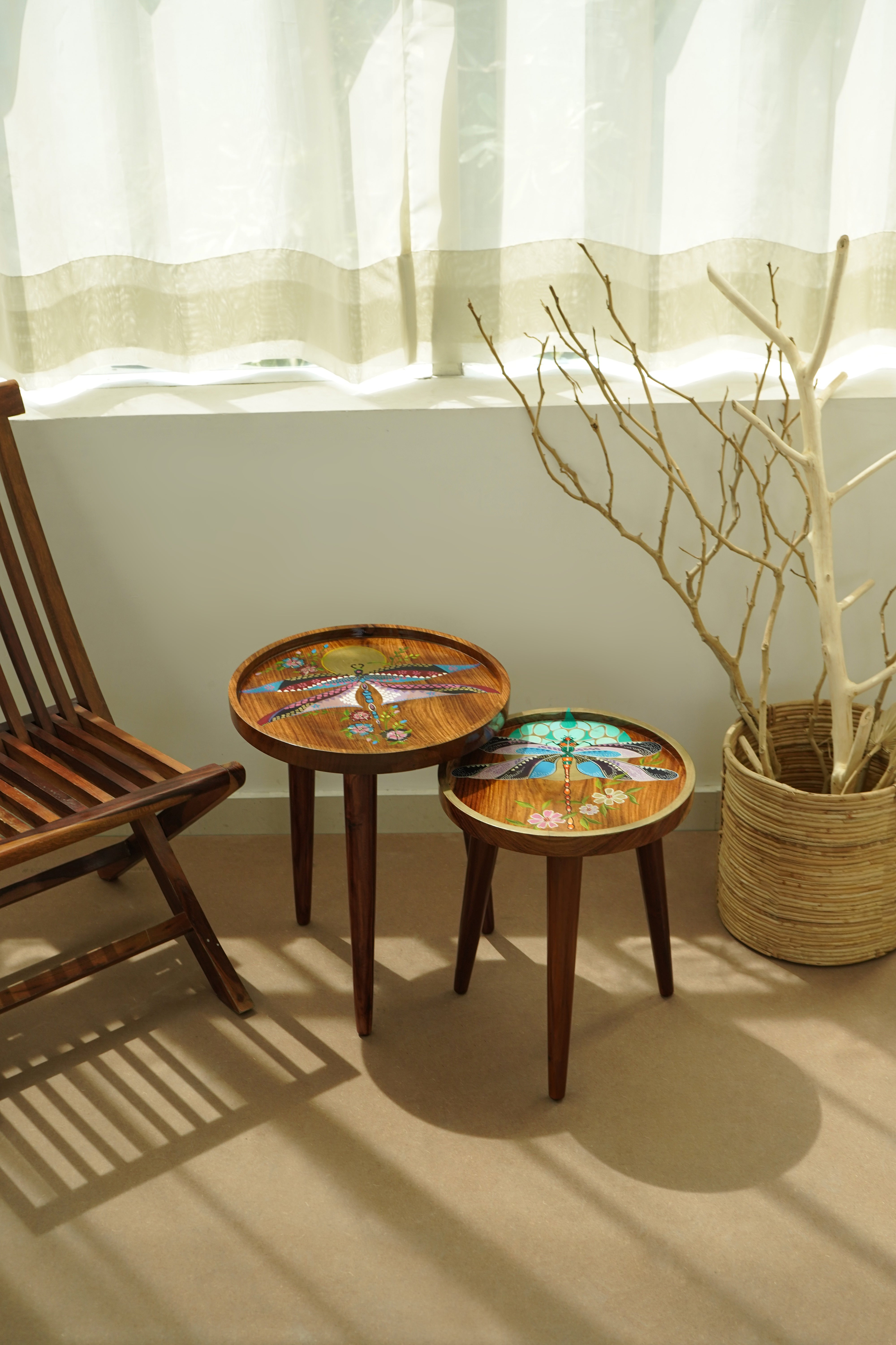 Dragonfly Reverie Sheesham Table