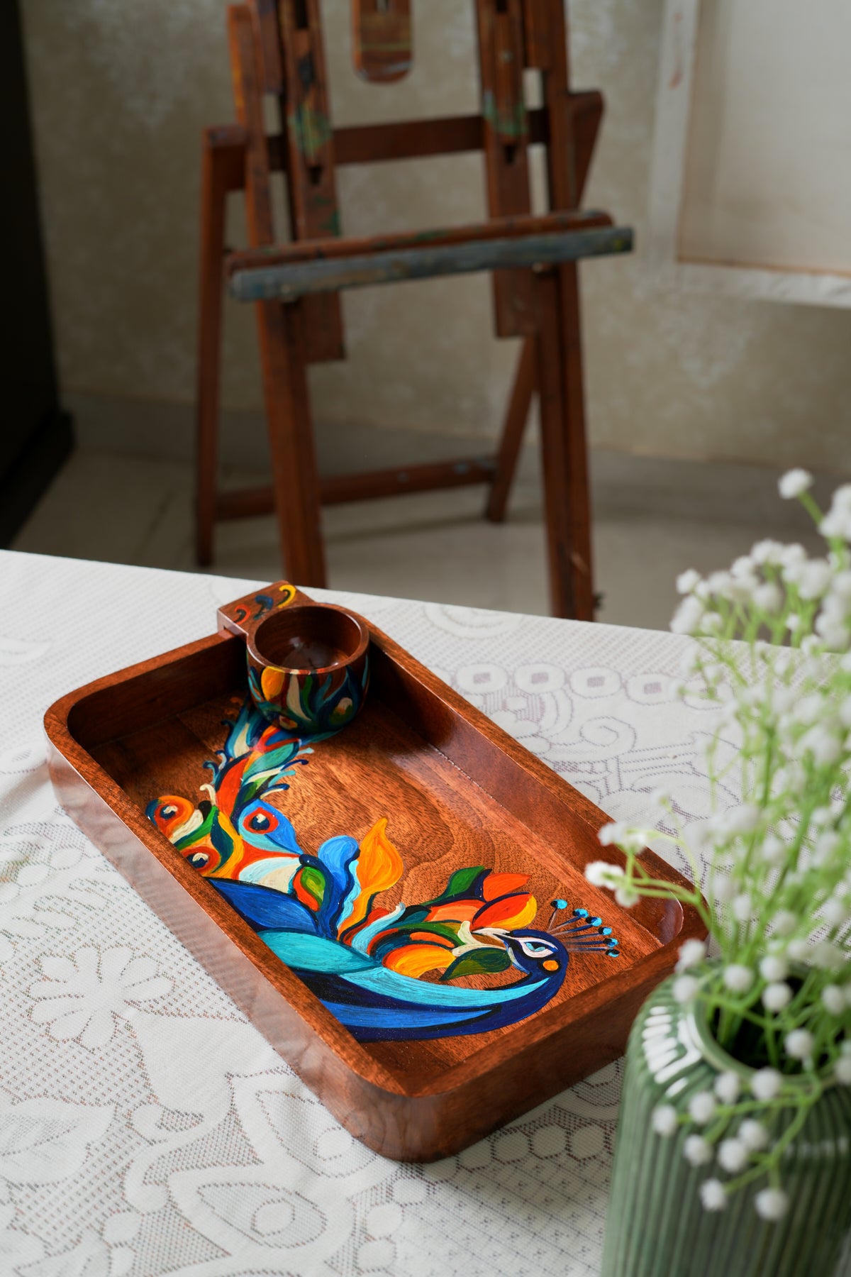 Peacock Dip And Serve Platter