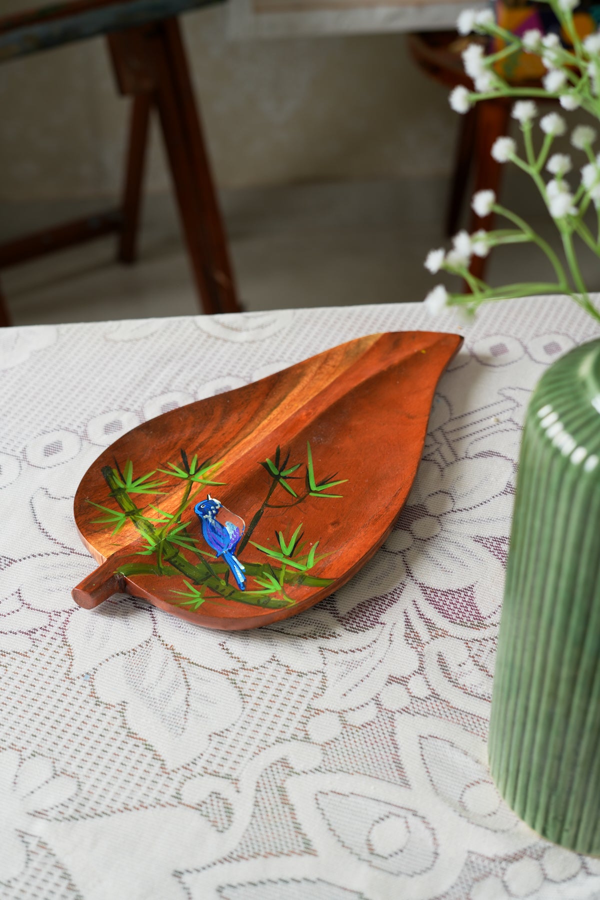 Birdsong Leaf Platter
