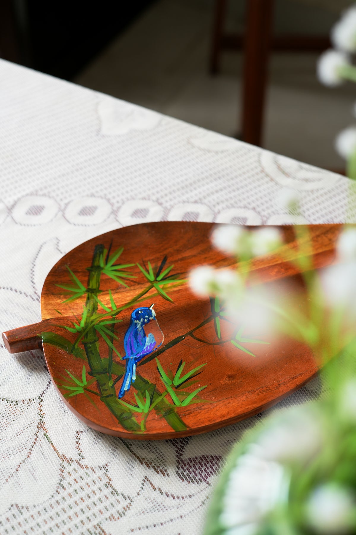 Birdsong Leaf Platter