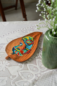 Peacock Leaf Platter