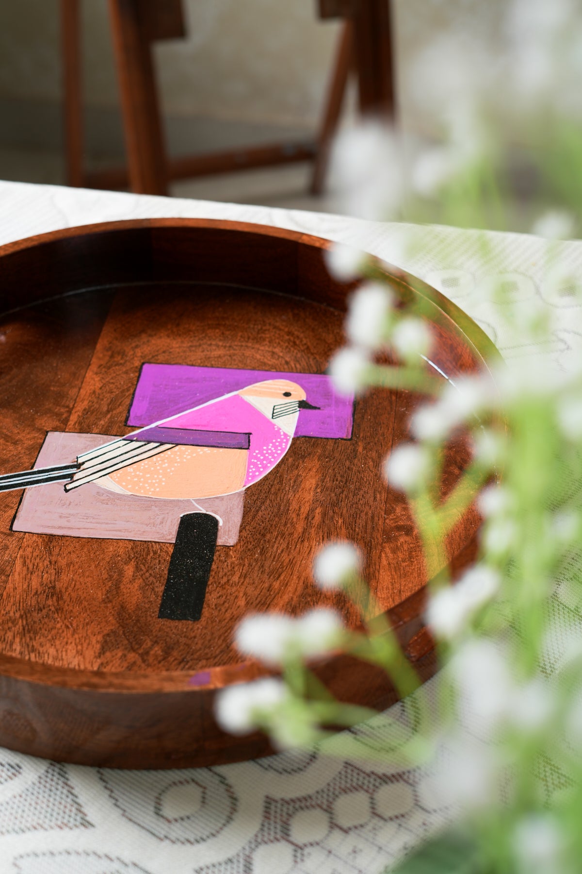 Perch Large Wooden Tray