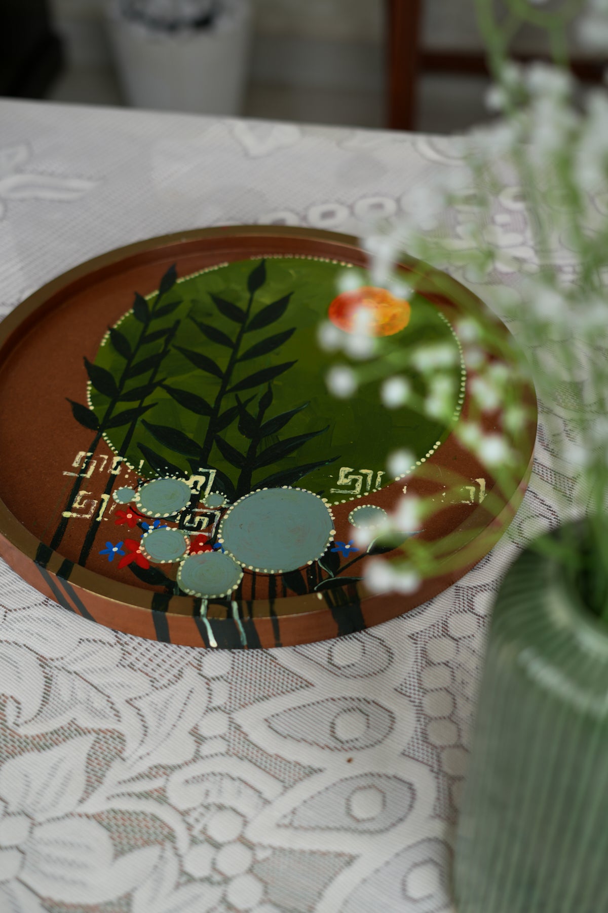 Lunar Leaves Valet Tray